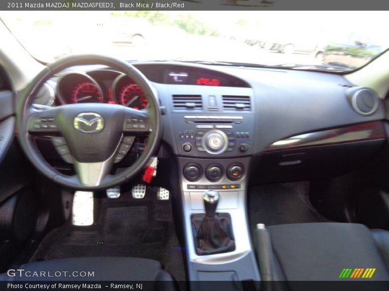 Black Mica / Black/Red 2011 Mazda MAZDA3 MAZDASPEED3