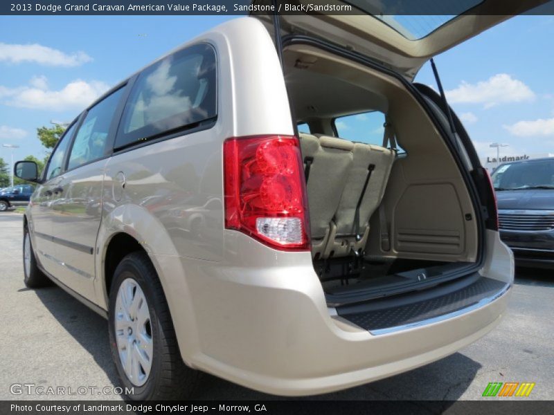 Sandstone / Black/Sandstorm 2013 Dodge Grand Caravan American Value Package