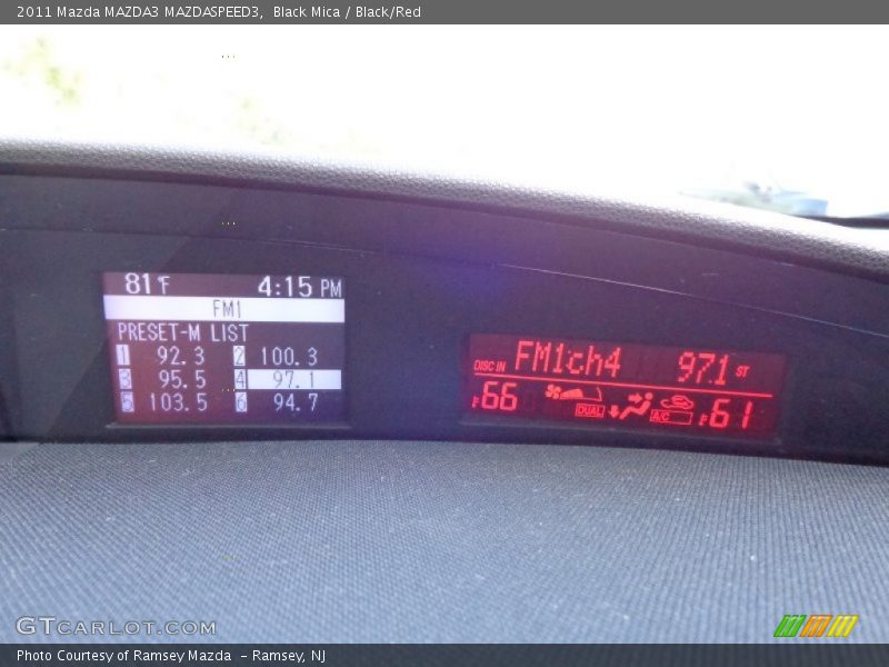 Black Mica / Black/Red 2011 Mazda MAZDA3 MAZDASPEED3
