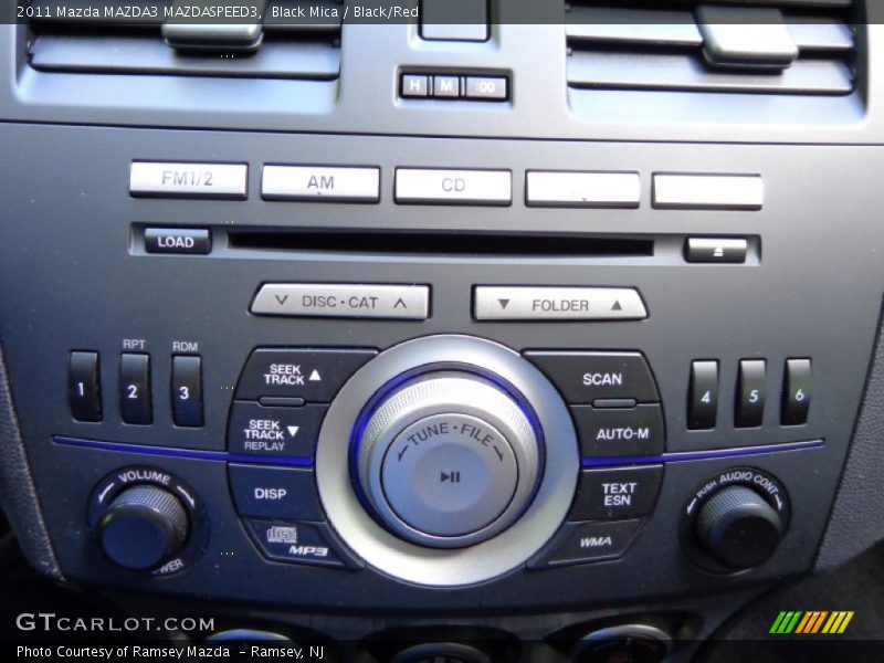 Black Mica / Black/Red 2011 Mazda MAZDA3 MAZDASPEED3
