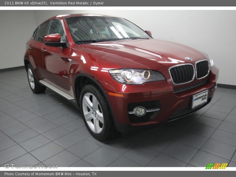 Vermillion Red Metallic / Oyster 2011 BMW X6 xDrive35i