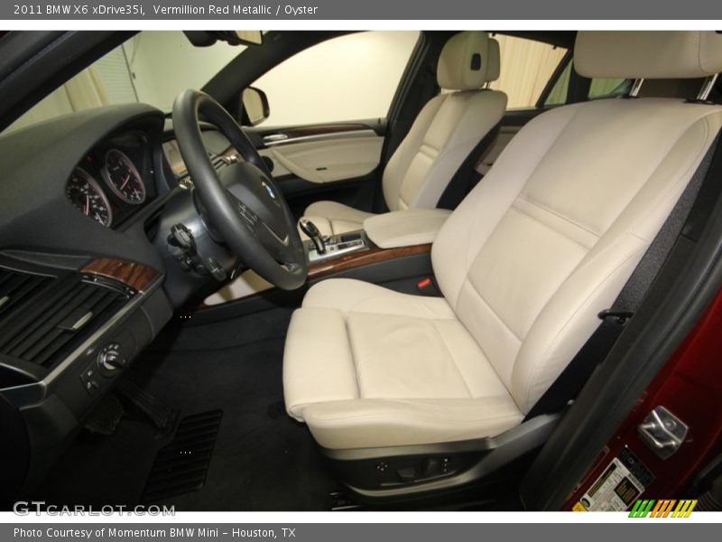 Vermillion Red Metallic / Oyster 2011 BMW X6 xDrive35i