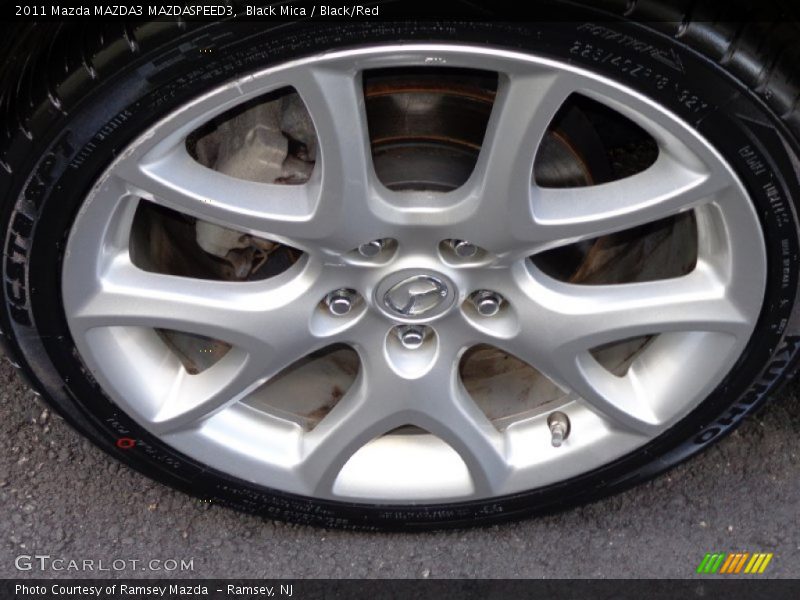 Black Mica / Black/Red 2011 Mazda MAZDA3 MAZDASPEED3