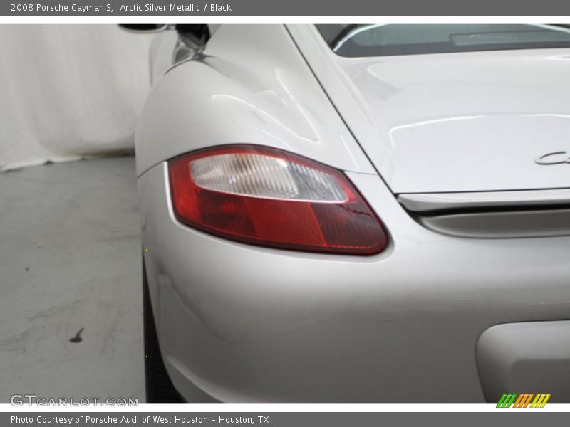 Arctic Silver Metallic / Black 2008 Porsche Cayman S