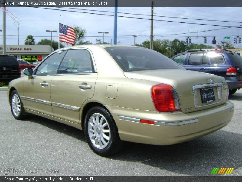 Desert Sand Metallic / Beige 2004 Hyundai XG350 Sedan