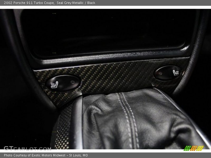 Seal Grey Metallic / Black 2002 Porsche 911 Turbo Coupe
