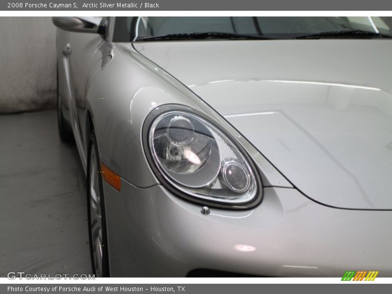 Arctic Silver Metallic / Black 2008 Porsche Cayman S