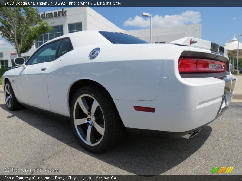 Bright White / Dark Slate Gray 2013 Dodge Challenger SRT8 392