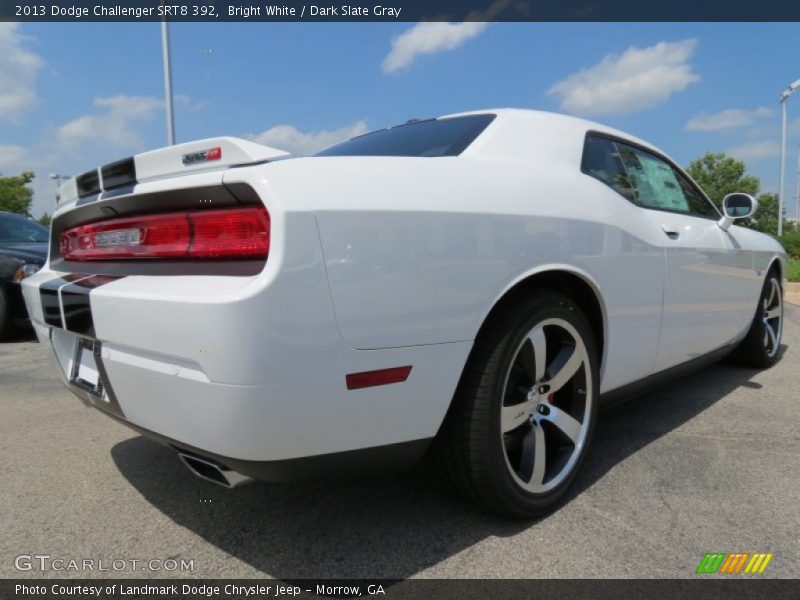 Bright White / Dark Slate Gray 2013 Dodge Challenger SRT8 392