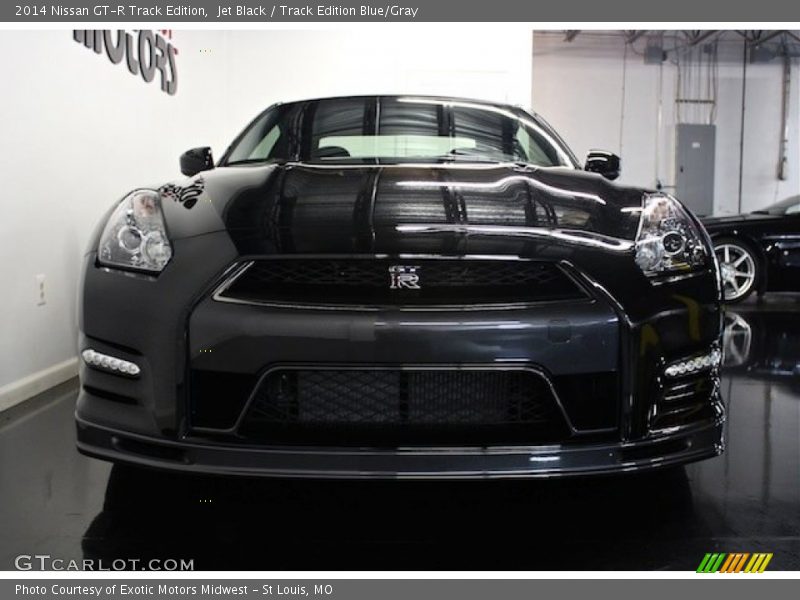 Jet Black / Track Edition Blue/Gray 2014 Nissan GT-R Track Edition