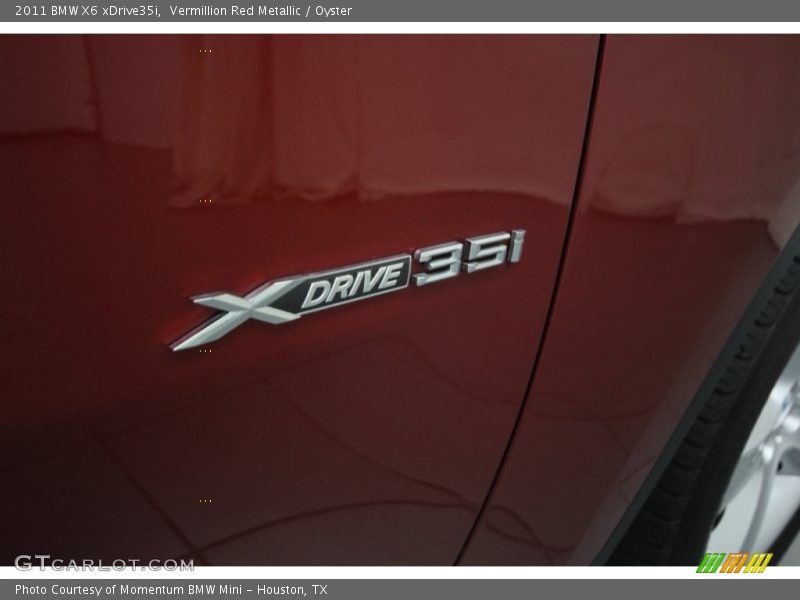 Vermillion Red Metallic / Oyster 2011 BMW X6 xDrive35i