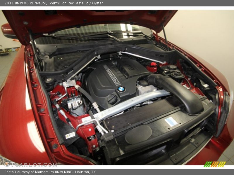Vermillion Red Metallic / Oyster 2011 BMW X6 xDrive35i