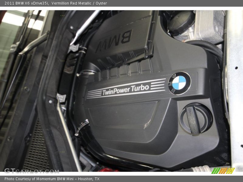 Vermillion Red Metallic / Oyster 2011 BMW X6 xDrive35i