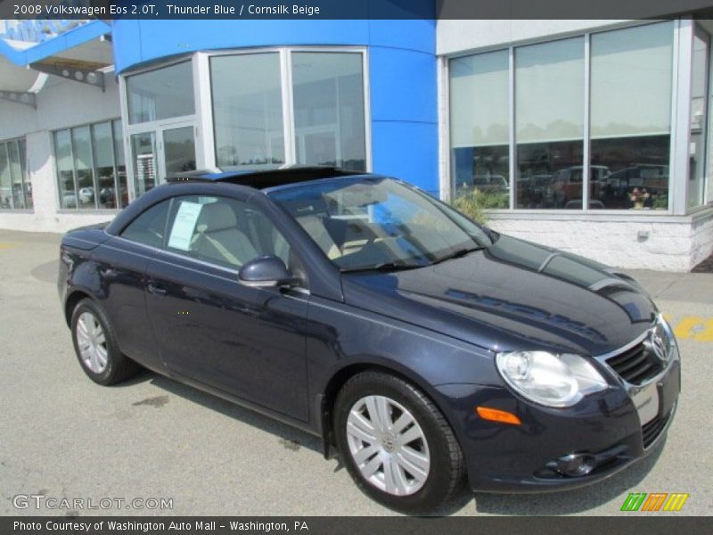 Thunder Blue / Cornsilk Beige 2008 Volkswagen Eos 2.0T