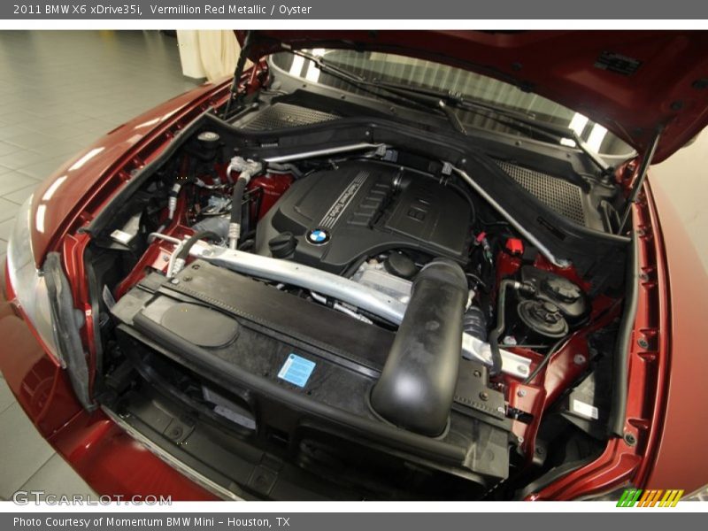 Vermillion Red Metallic / Oyster 2011 BMW X6 xDrive35i