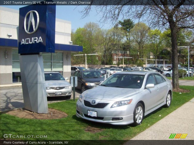 Titanium Metallic / Dark Charcoal 2007 Toyota Camry SE V6