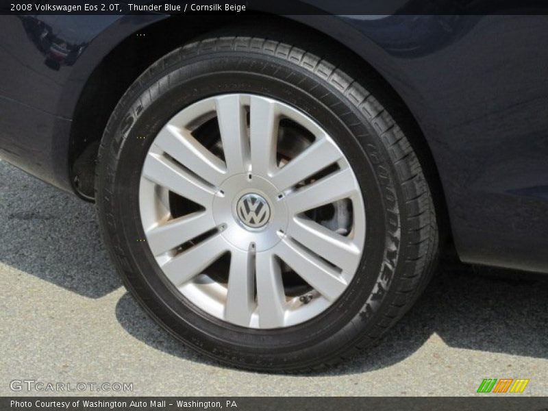 Thunder Blue / Cornsilk Beige 2008 Volkswagen Eos 2.0T