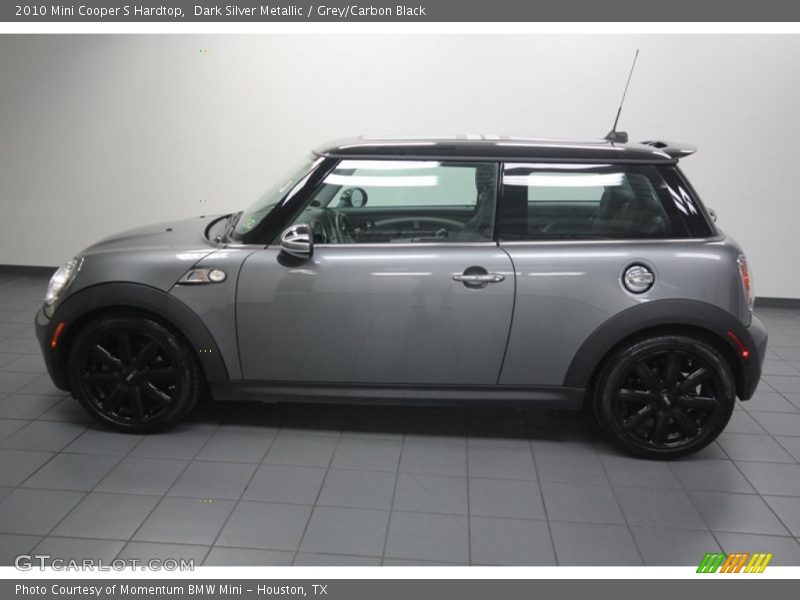 Dark Silver Metallic / Grey/Carbon Black 2010 Mini Cooper S Hardtop