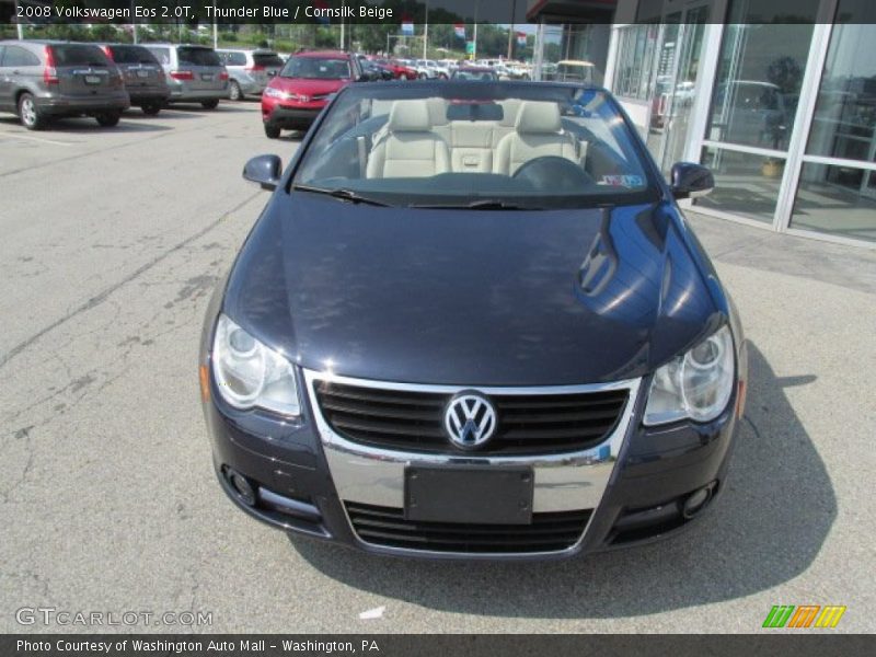 Thunder Blue / Cornsilk Beige 2008 Volkswagen Eos 2.0T