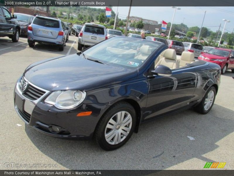 Thunder Blue / Cornsilk Beige 2008 Volkswagen Eos 2.0T