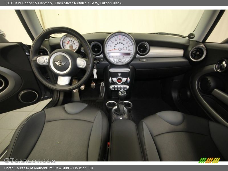 Dark Silver Metallic / Grey/Carbon Black 2010 Mini Cooper S Hardtop