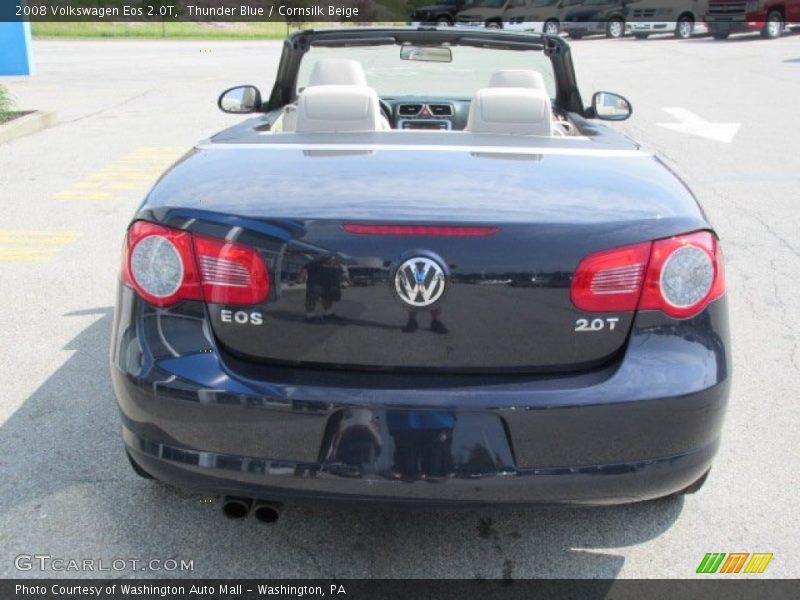 Thunder Blue / Cornsilk Beige 2008 Volkswagen Eos 2.0T