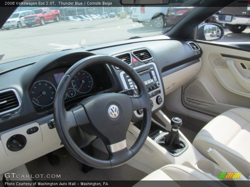 Thunder Blue / Cornsilk Beige 2008 Volkswagen Eos 2.0T