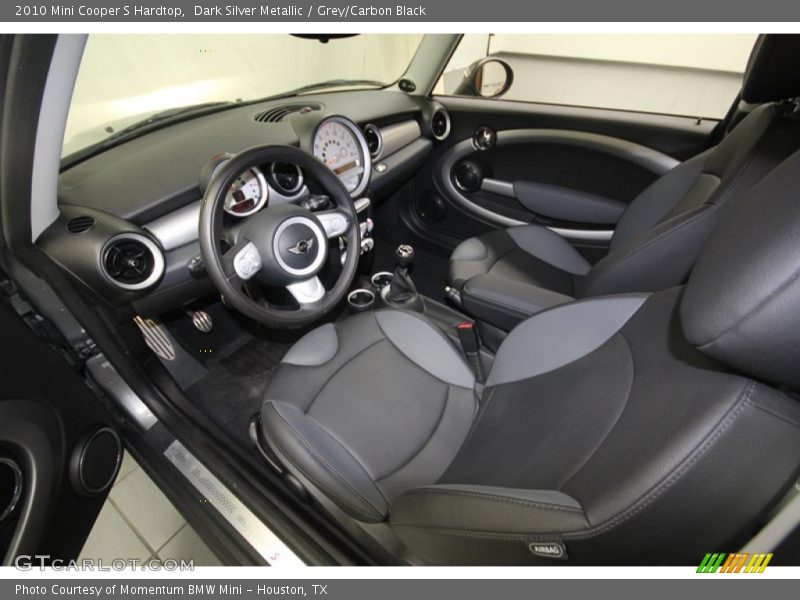 Dark Silver Metallic / Grey/Carbon Black 2010 Mini Cooper S Hardtop