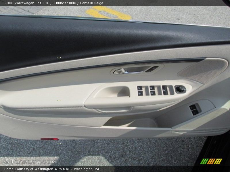 Thunder Blue / Cornsilk Beige 2008 Volkswagen Eos 2.0T
