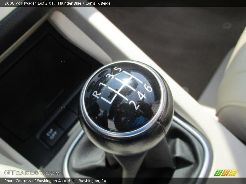 Thunder Blue / Cornsilk Beige 2008 Volkswagen Eos 2.0T