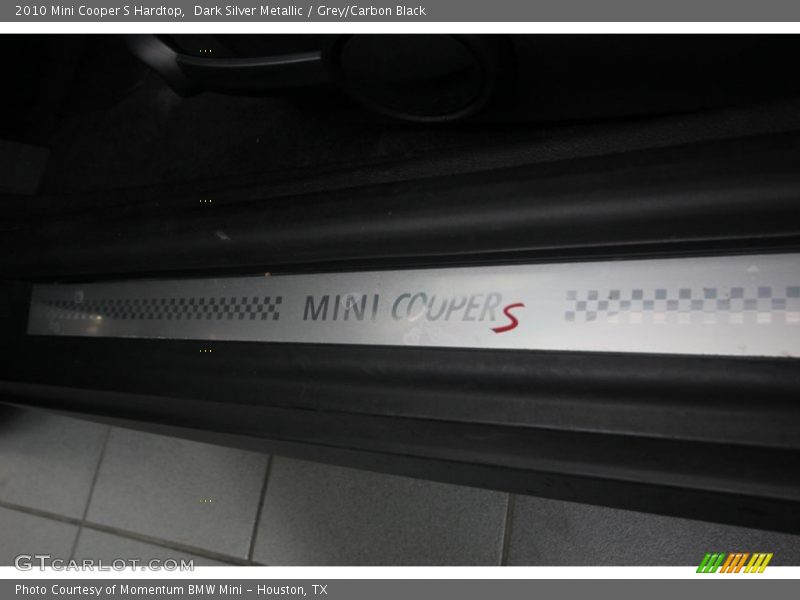 Dark Silver Metallic / Grey/Carbon Black 2010 Mini Cooper S Hardtop