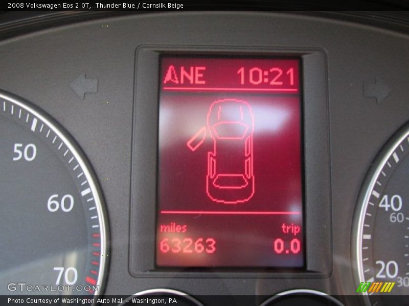 Thunder Blue / Cornsilk Beige 2008 Volkswagen Eos 2.0T