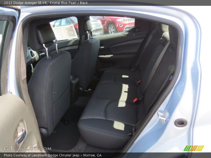 Crystal Blue Pearl / Black 2013 Dodge Avenger SE V6