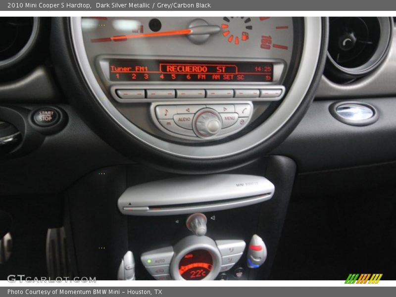 Dark Silver Metallic / Grey/Carbon Black 2010 Mini Cooper S Hardtop