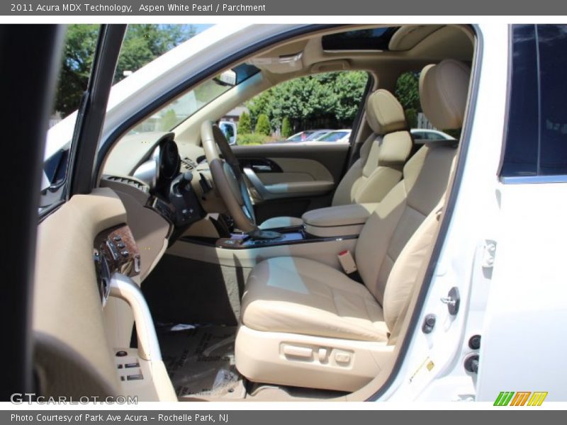Aspen White Pearl / Parchment 2011 Acura MDX Technology