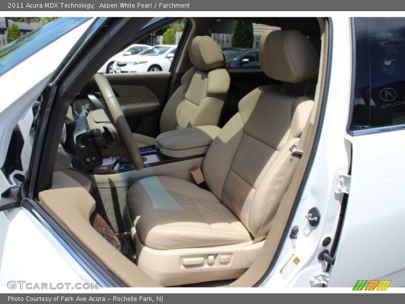 Aspen White Pearl / Parchment 2011 Acura MDX Technology