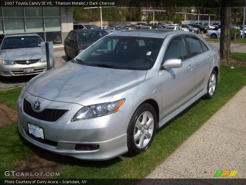 Titanium Metallic / Dark Charcoal 2007 Toyota Camry SE V6