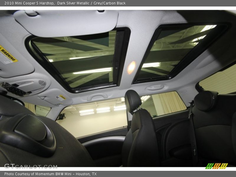 Dark Silver Metallic / Grey/Carbon Black 2010 Mini Cooper S Hardtop