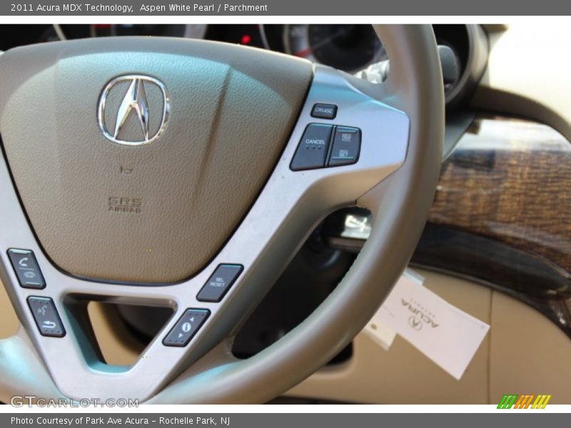 Aspen White Pearl / Parchment 2011 Acura MDX Technology