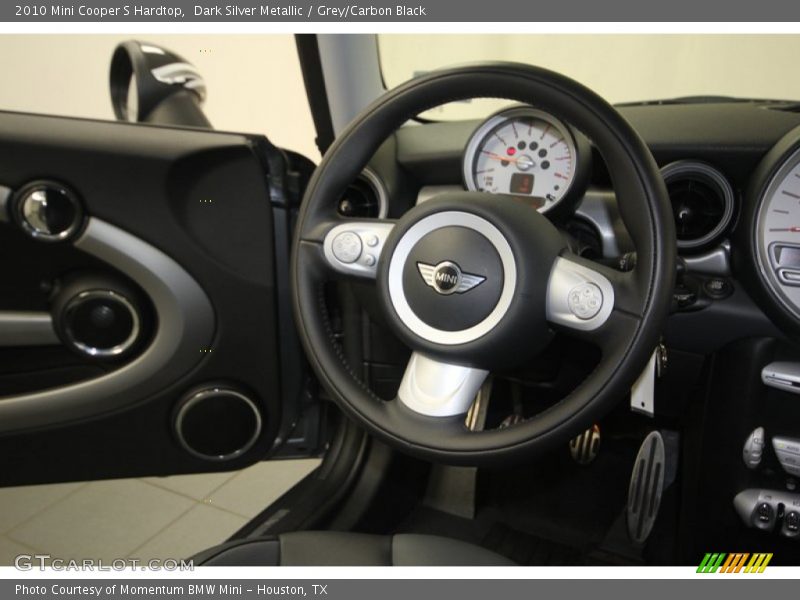 Dark Silver Metallic / Grey/Carbon Black 2010 Mini Cooper S Hardtop