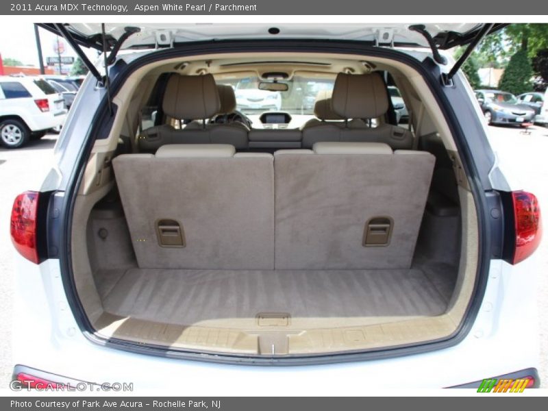 Aspen White Pearl / Parchment 2011 Acura MDX Technology