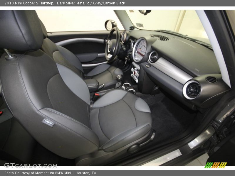 Dark Silver Metallic / Grey/Carbon Black 2010 Mini Cooper S Hardtop
