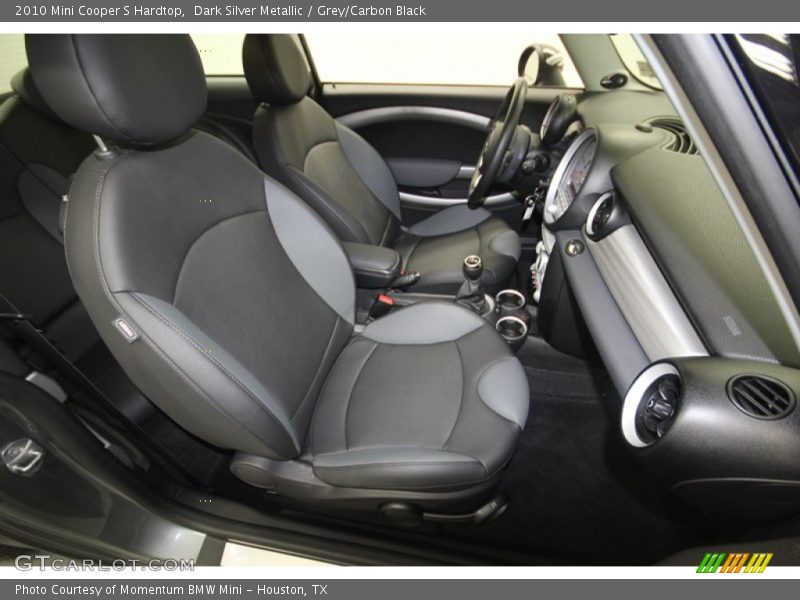 Dark Silver Metallic / Grey/Carbon Black 2010 Mini Cooper S Hardtop