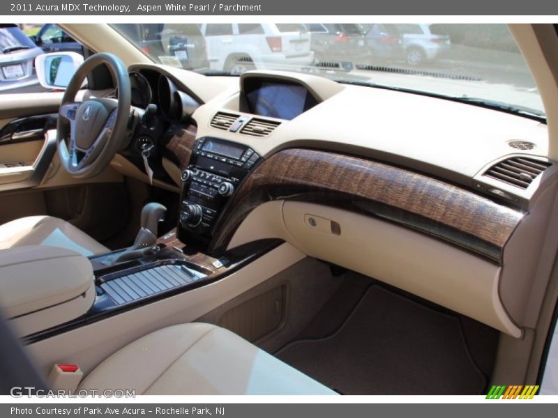 Aspen White Pearl / Parchment 2011 Acura MDX Technology