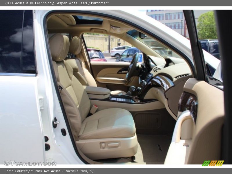 Aspen White Pearl / Parchment 2011 Acura MDX Technology