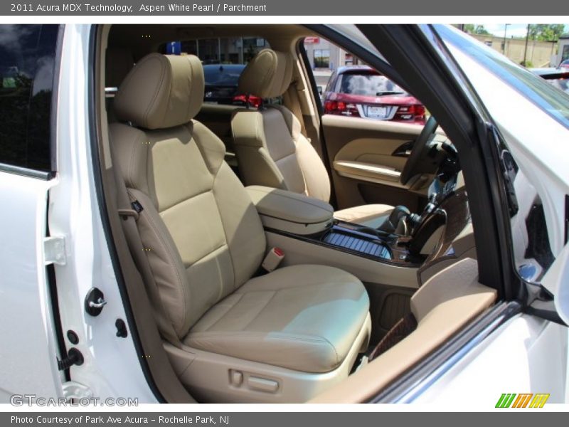 Aspen White Pearl / Parchment 2011 Acura MDX Technology