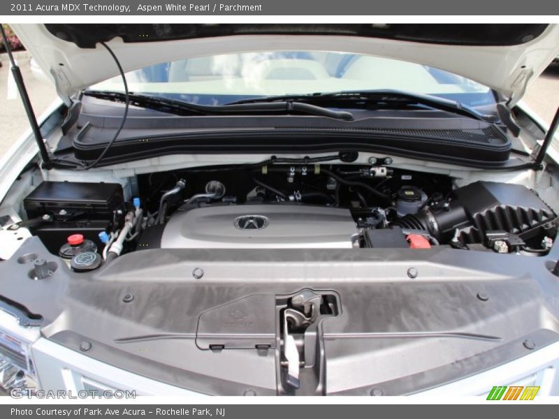 Aspen White Pearl / Parchment 2011 Acura MDX Technology