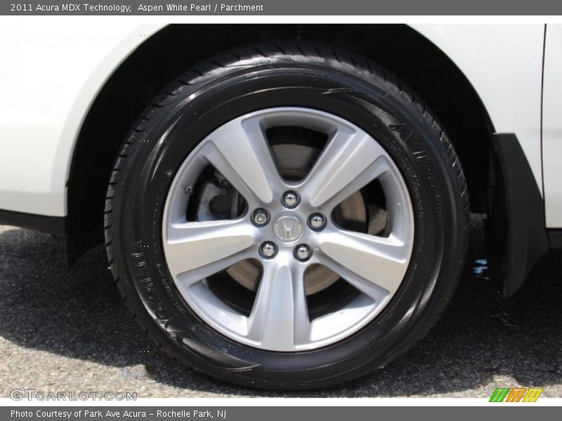 Aspen White Pearl / Parchment 2011 Acura MDX Technology