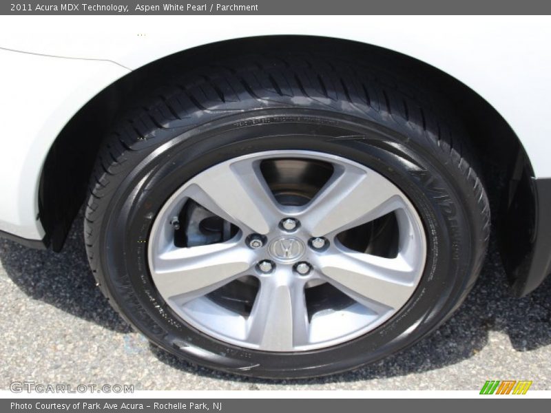 Aspen White Pearl / Parchment 2011 Acura MDX Technology