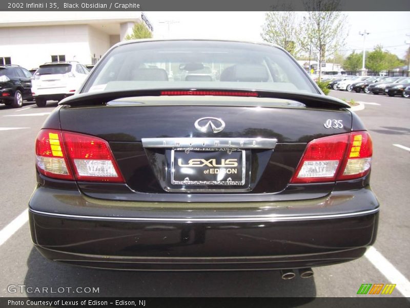 Black Obsidian / Graphite 2002 Infiniti I 35